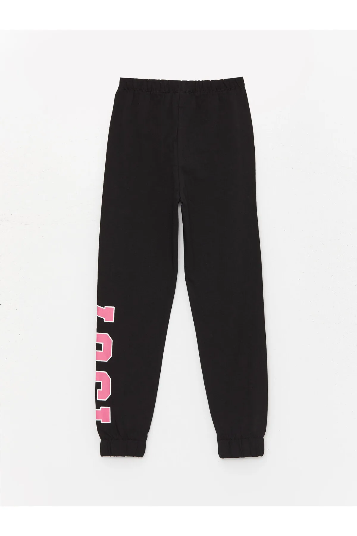 LC Waikiki  Bedrucktes Langarm-Pyjama-Set für Mädchen mit Rundhalsausschnitt