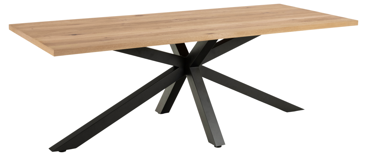 Esstisch Heaven Eiche Schwarz 220 cm