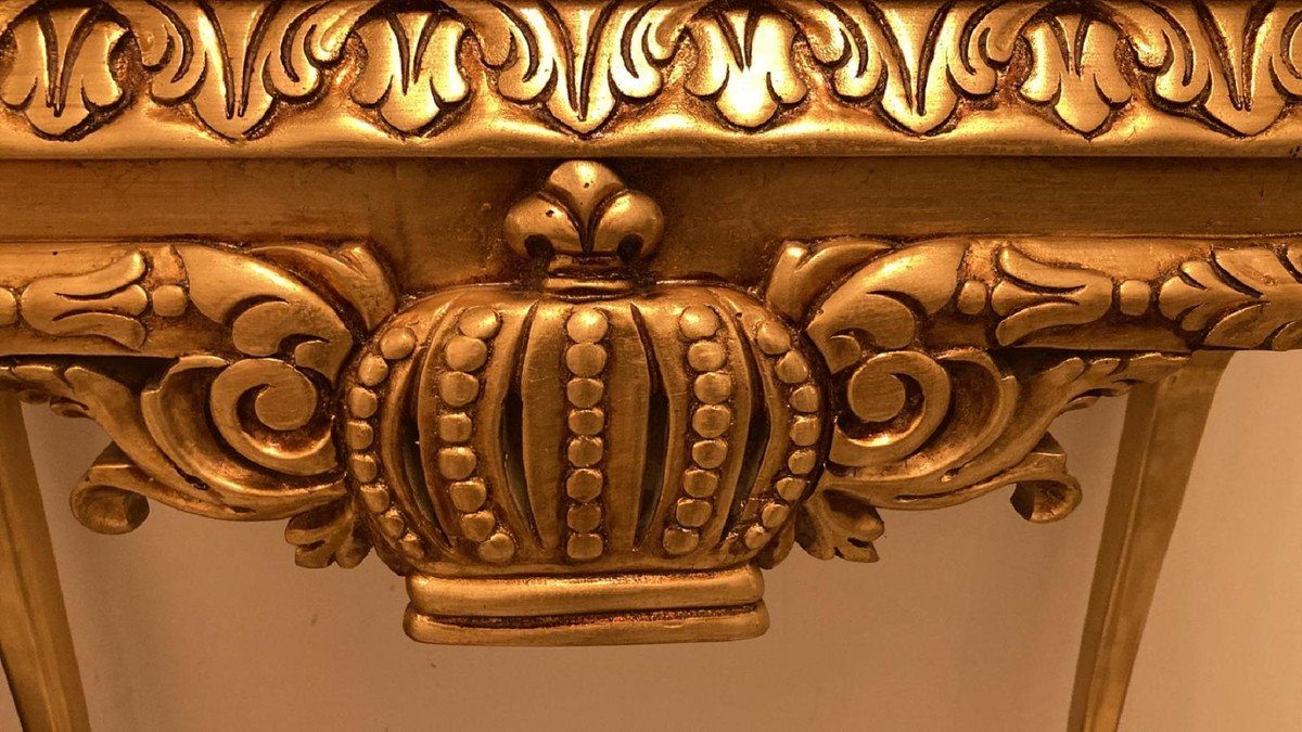 Casa Padrino Barschrank Pompöös by Luxus Barock Barschrank Schwarz / Gold - Pompööser Barock Weinschrank designed by Harald Glööckler - Barock Bar Möbel - Edel & Prunkvoll