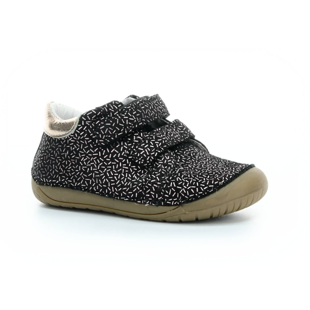 D.D.Step S070-393A schwarze Barfuß-Stiefeletten
