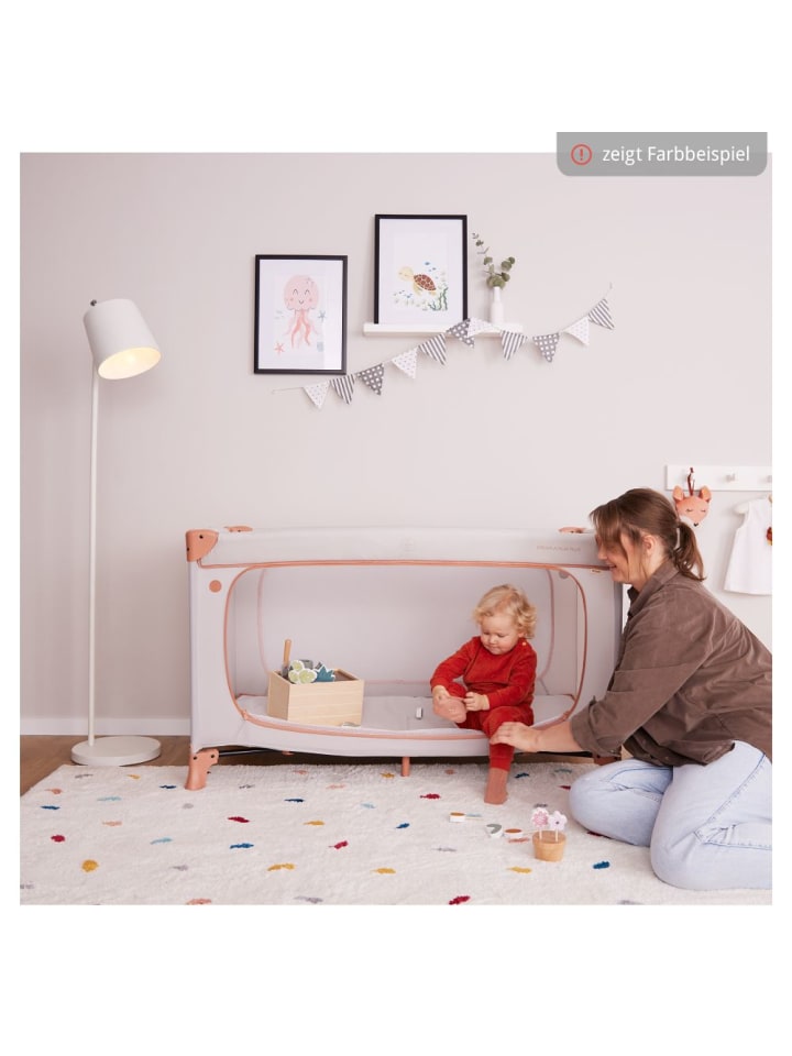 Hauck Reisebett Dream N Play Plus (mit seitlichem Einstieg) in grau,gruen günstig kaufen onesize