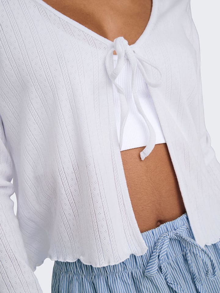 ONLY Cardigan in Weiß günstig kaufen