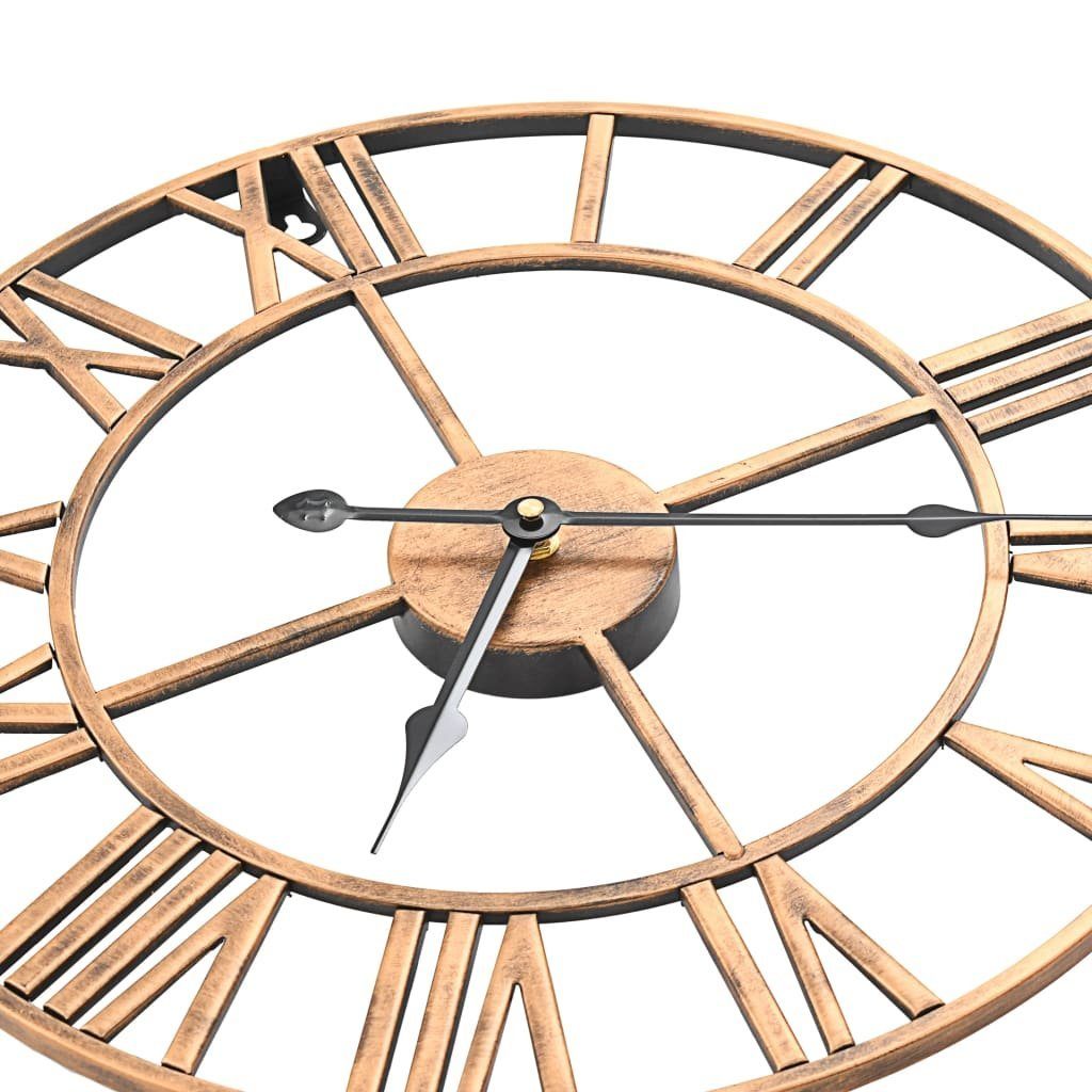 vidaXL Wanduhr Wanduhr Metall 40 cm Golden