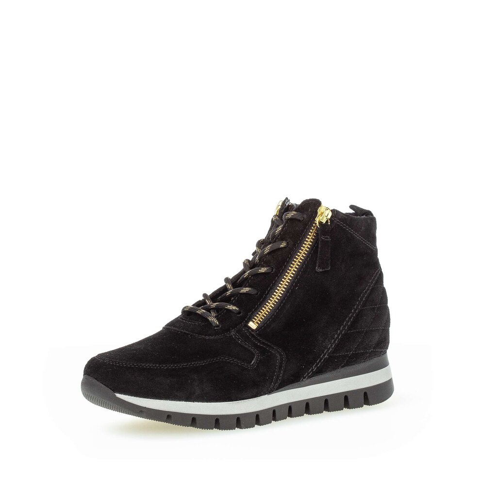 Gabor comfort Schnürstiefelette schwarz
