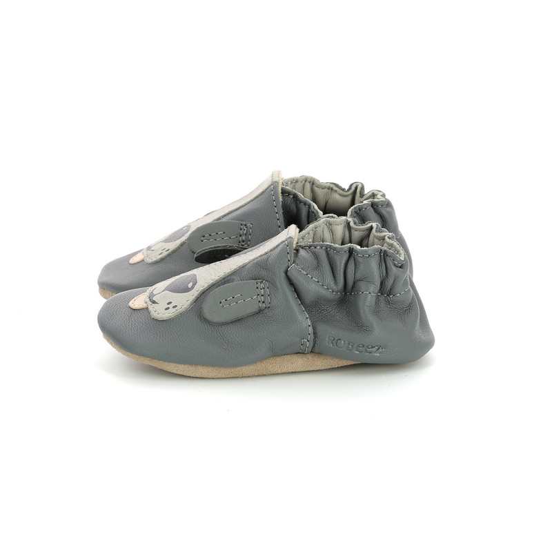 Chaussons cuir tannage vegetal Sweety Dog