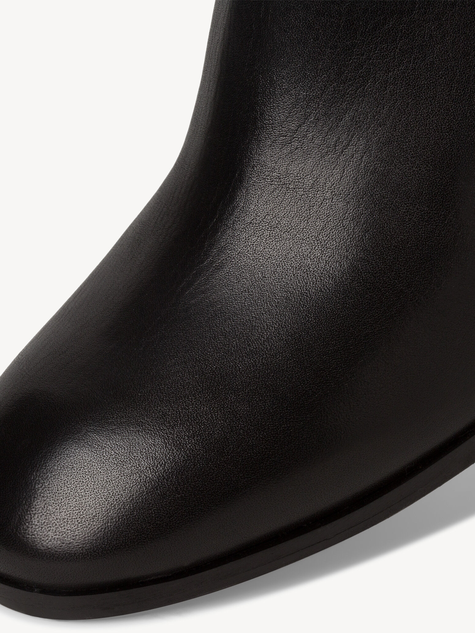 Bottine Chelsea en cuir - noir