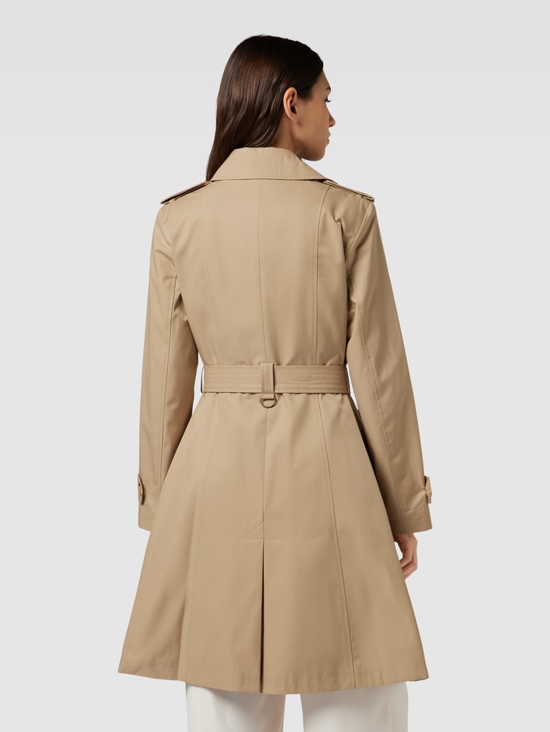 Trenchcoat mit Taillengürtel in camel