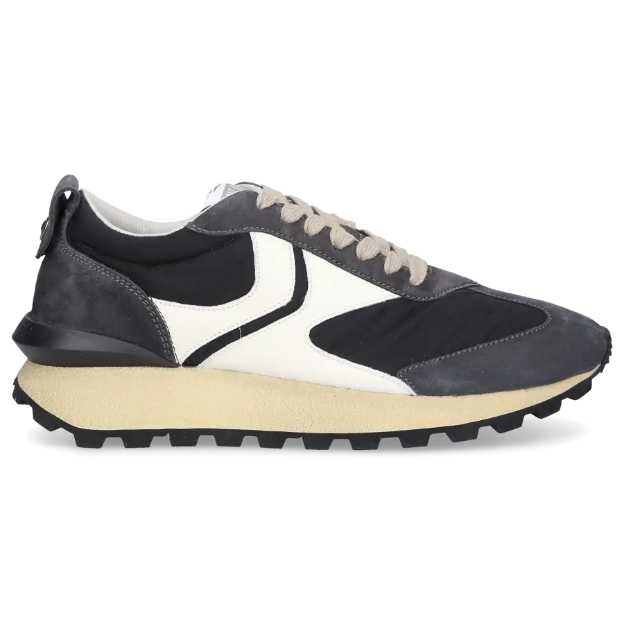 VOILE BLANCHE - Sneaker low Qwark MAN Kalbsleder - schwarz