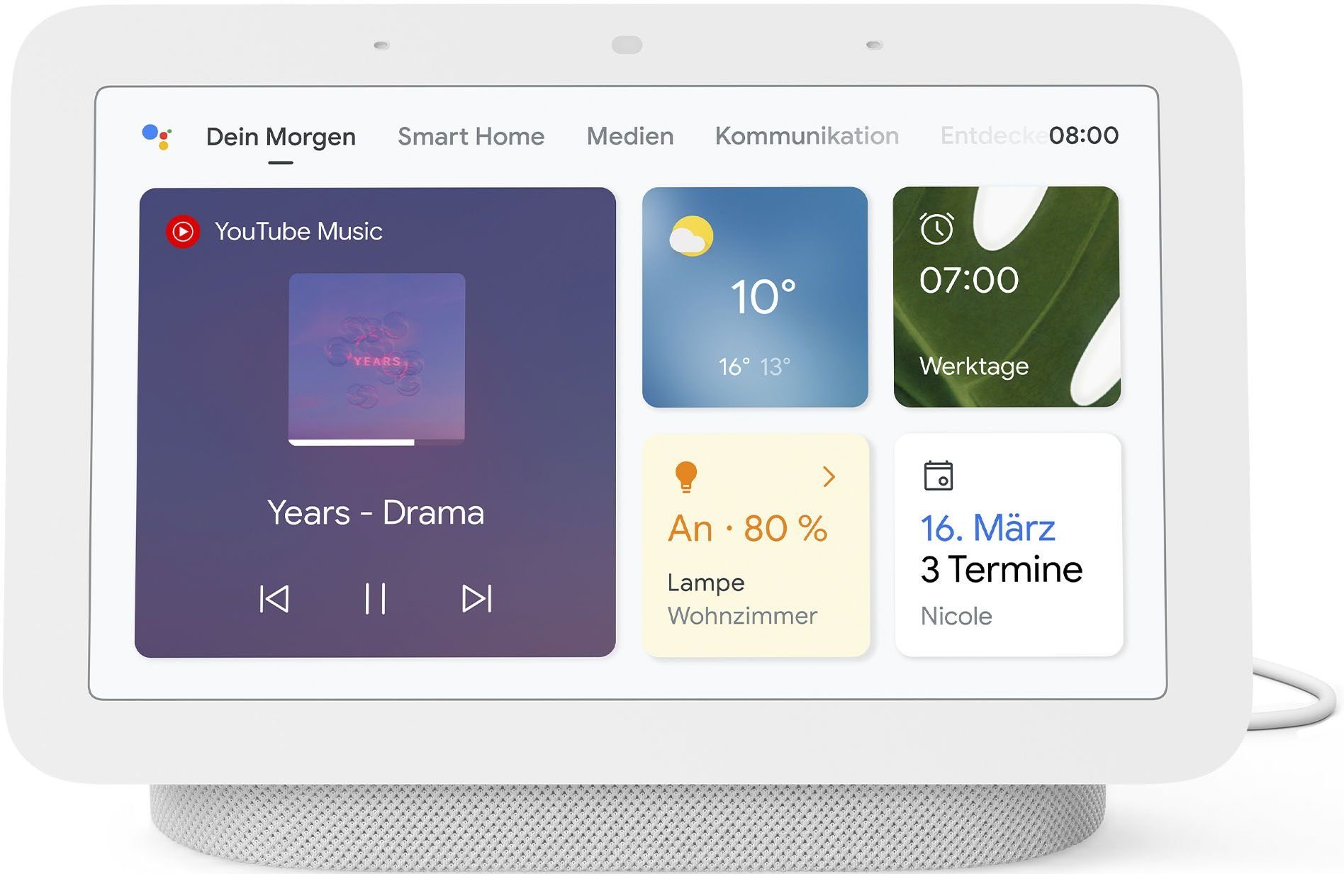 Google Nest Hub (2. Generation) Smart Speaker (Bluetooth, WLAN)