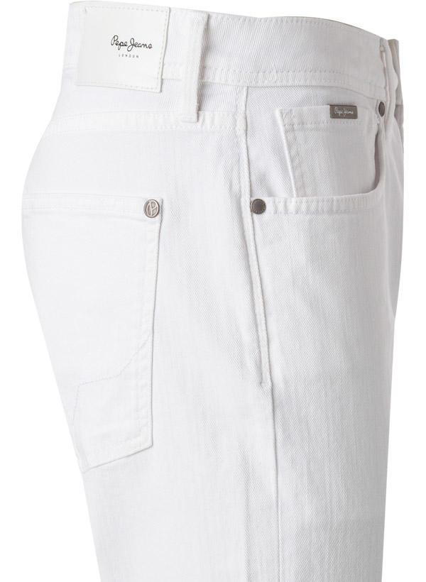 Pepe Jeans, Jeans, Taper Fit, Baumwoll-Stretch, weiß