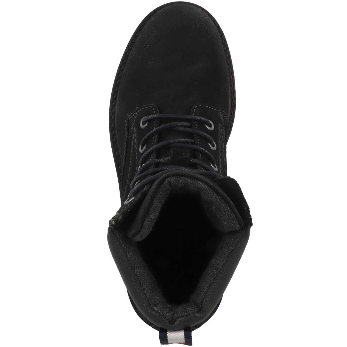 Tommy Hilfiger Tommy Jeans Bran Short Lace Up Nylon Collar Schnürboots schwarz
