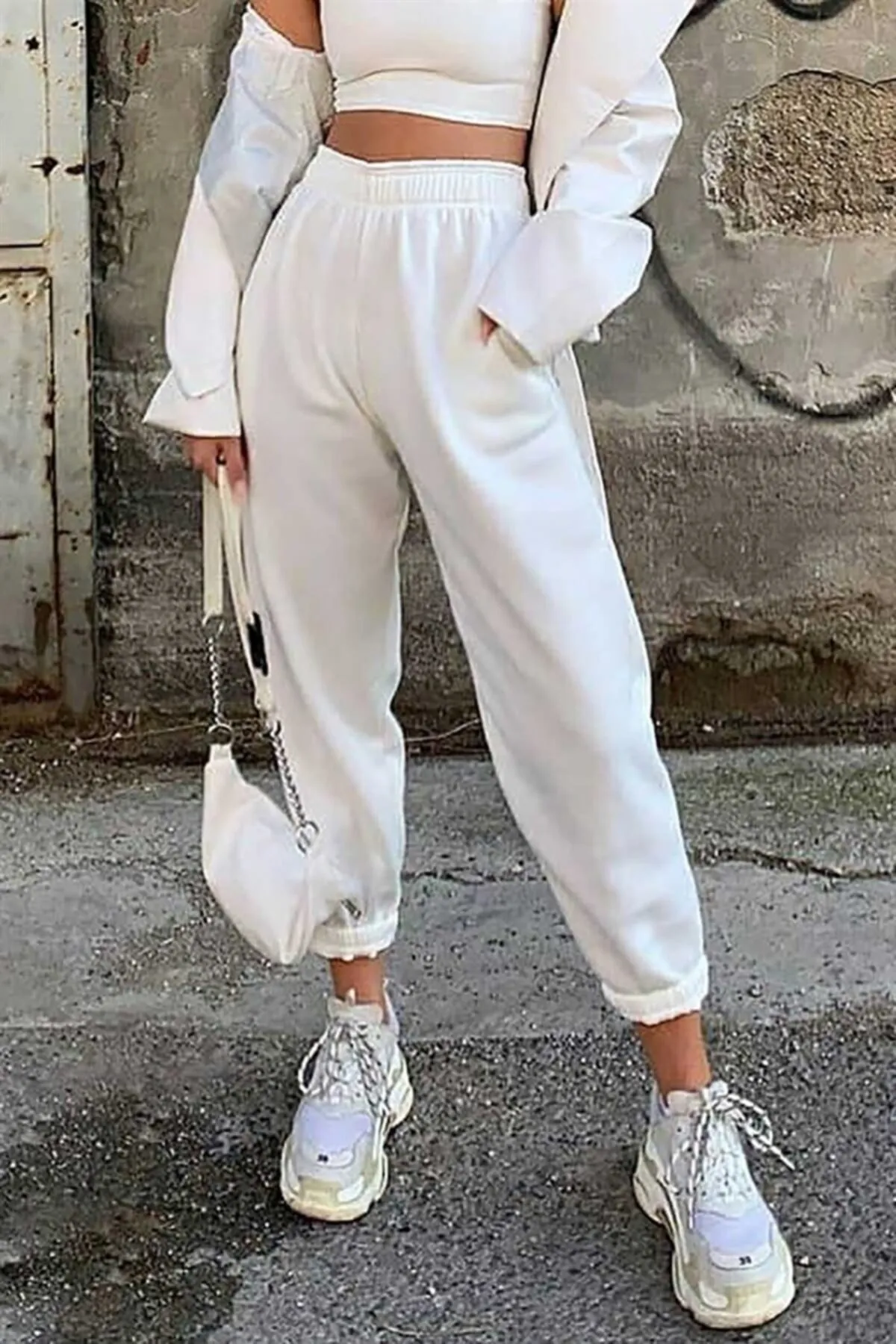 Madmext  Jogginghose - Weiß - Jogger