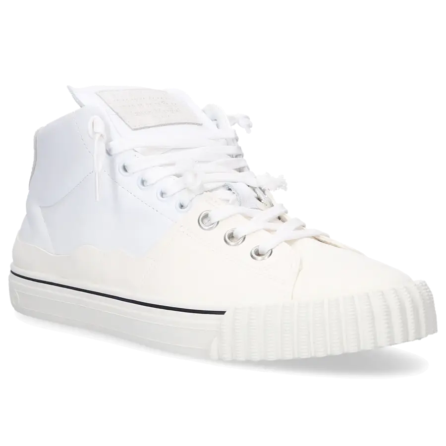 Maison Margiela - Sneaker high S97WS Kalbsleder - weiß