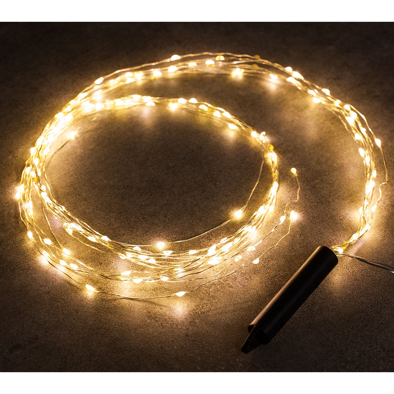 LED Micro-Bündellichterkette für den Außenbereich, 160 LEDs, mit Blink-Funktion
