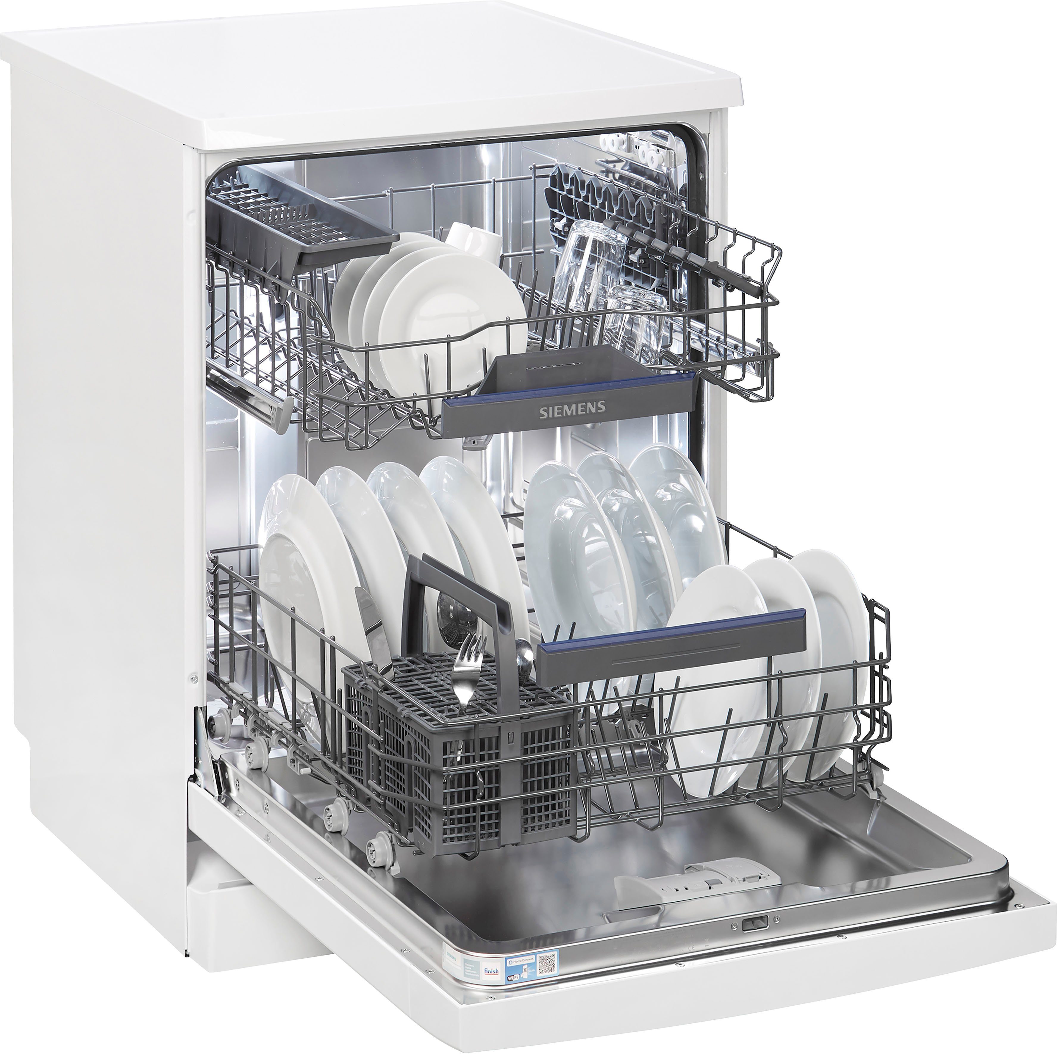 SIEMENS Standgeschirrspüler iQ300, SN23EW15BE, 13 Maßgedecke