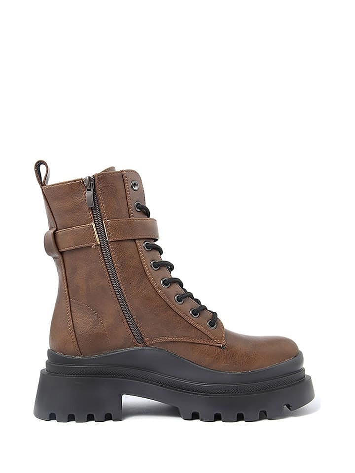 Officina 55 Boots in Braun günstig kaufen 39