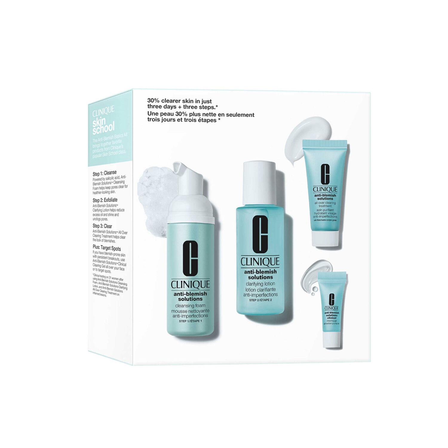 Clinique Anti-Blemish Solutions Coffret Découverte Anti-Imperfections - 4 Produits