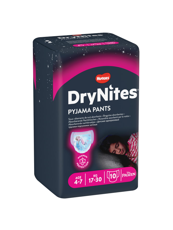 DryNites Windeln Windelhosen Mädchen 4-7 J. (17-30kg) Monatspack 30 Stk günstig kaufen onesize