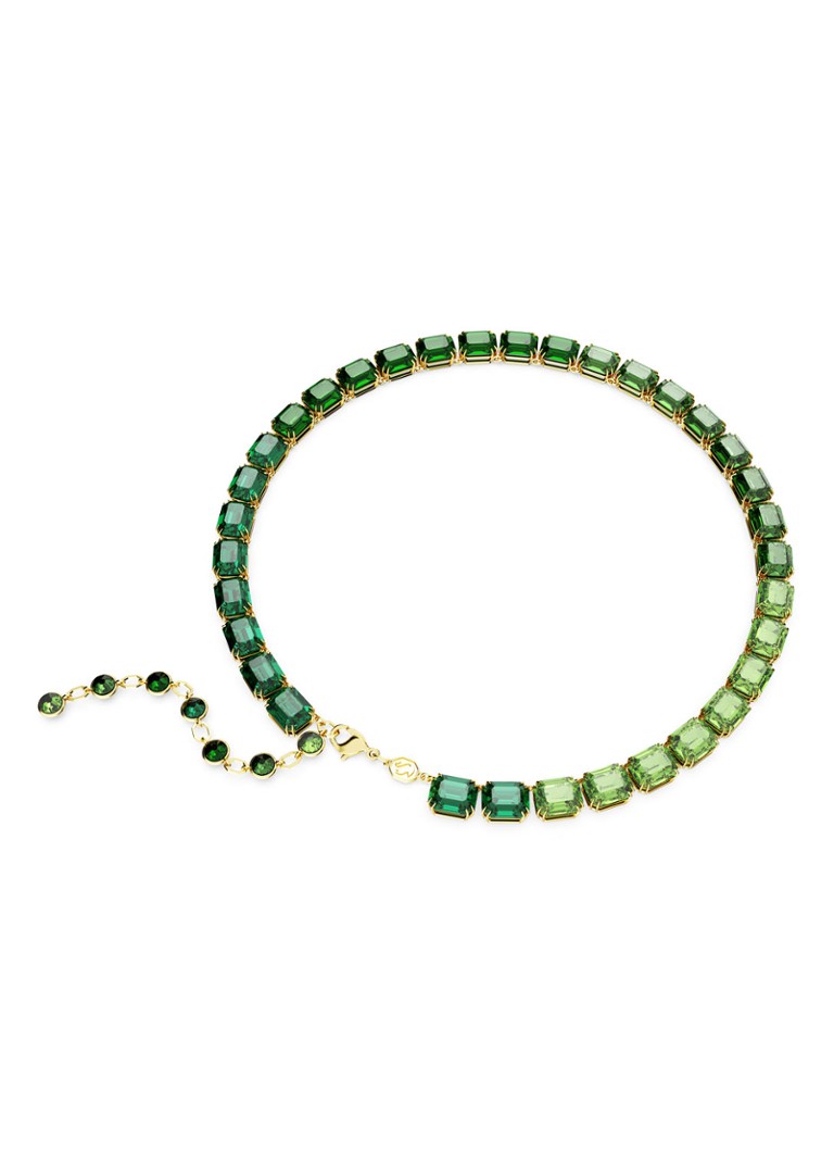 Collana girocollo Swarovski Millenia placcata in oro