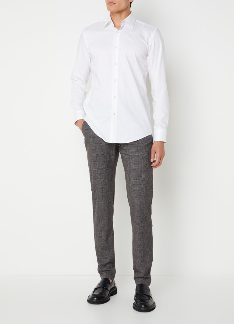 Pantaloni Strelson Slim Fit în carouri