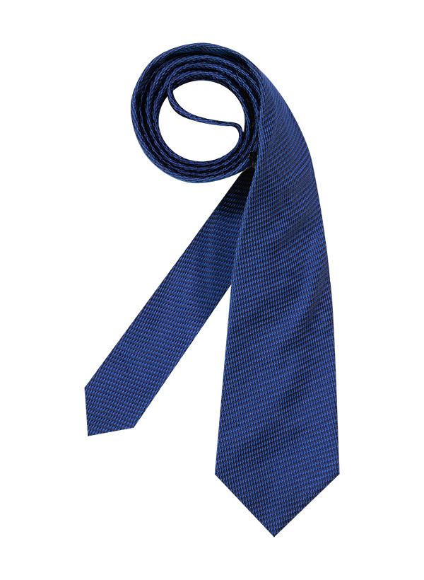 LANVIN, Krawatte, Seide, blau meliert