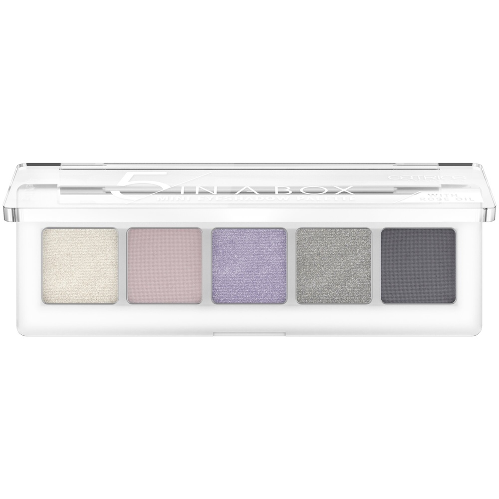 catrice 5 In A Box Mini palette fards à paupières 080 Diamond Lavender Look Palette d'Ombres à Paupières