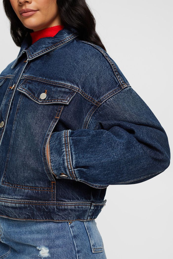 Cropped Jeansjacke