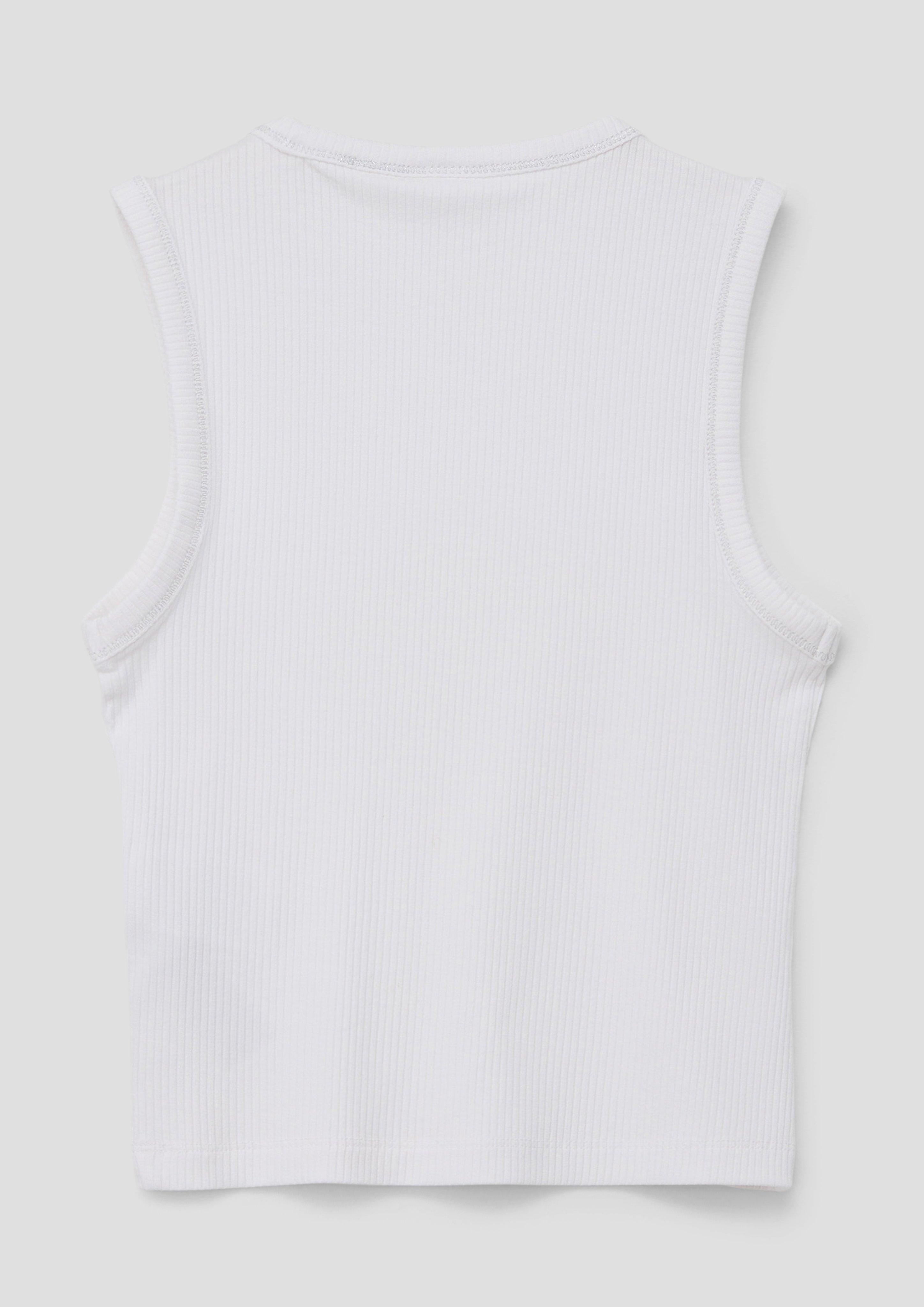 Kurzes Tanktop aus Viskosestretch  2145496-0100