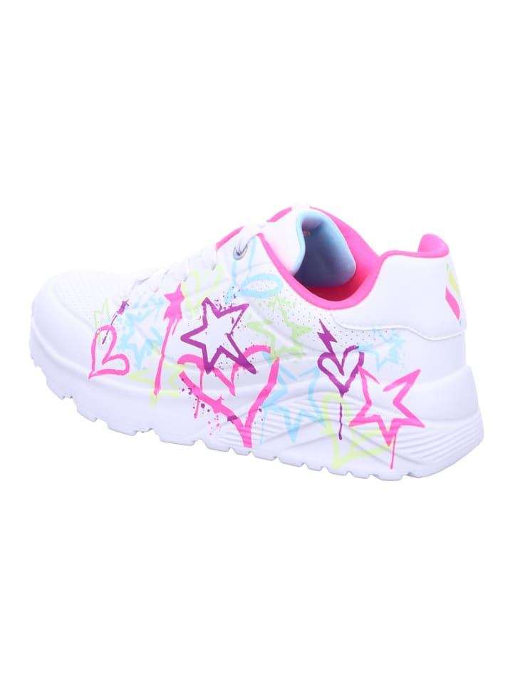 Skechers Mädchen Halbschuhe UNO LITE - MY DRIP in Weiß günstig kaufen