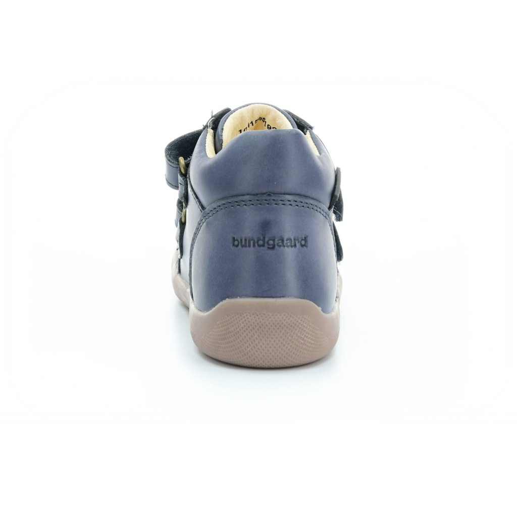 Bundgaard The Walk Velcro TEX Night Sky dunkel blaue Mid Cut Barfußschuhe