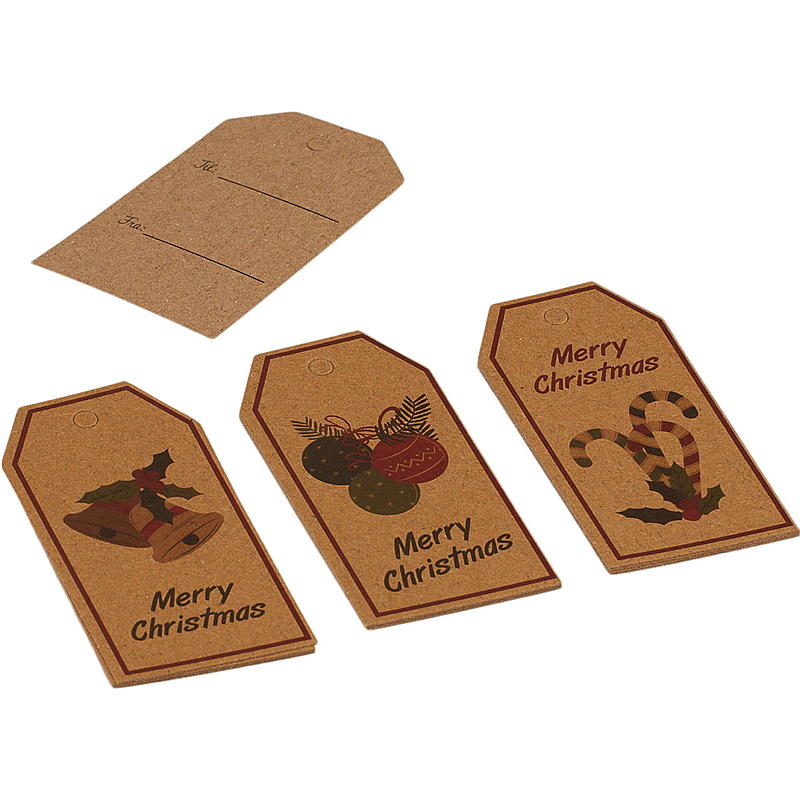 Home Gavemerkelapp 15-pk nisse Kraft