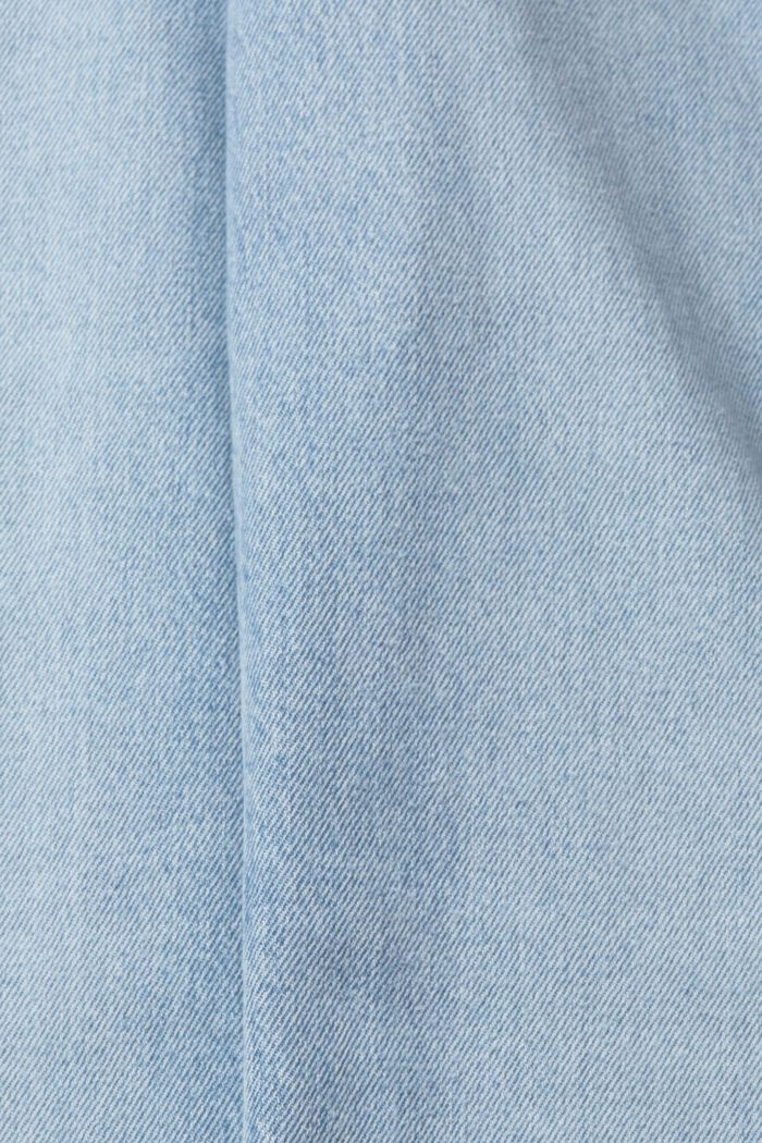 High-Waist-Jeans aus Denim mit ausgestelltem Bein