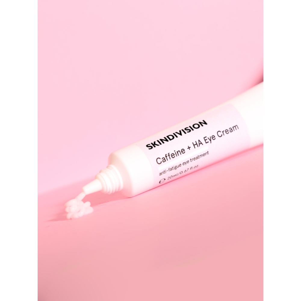 skindivision Crème pour les yeux à la caféine + HA crème pour les yeux
