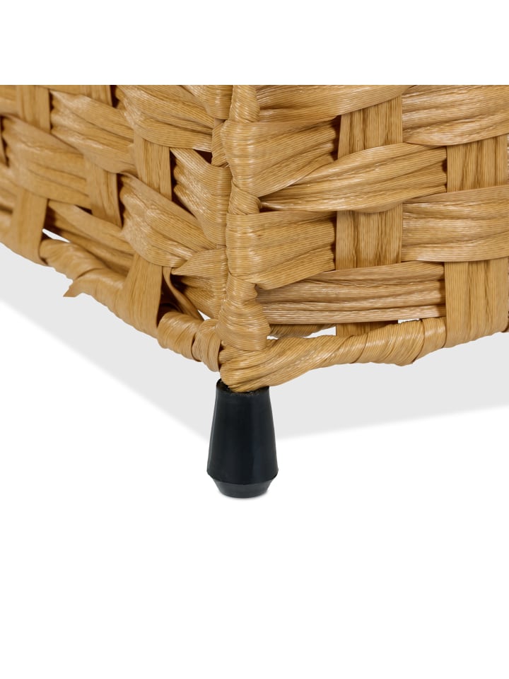 relaxdays Wäschekorb in Natur/ Beige - (B)46 x (H)60 x (T)34 cm günstig kaufen onesize