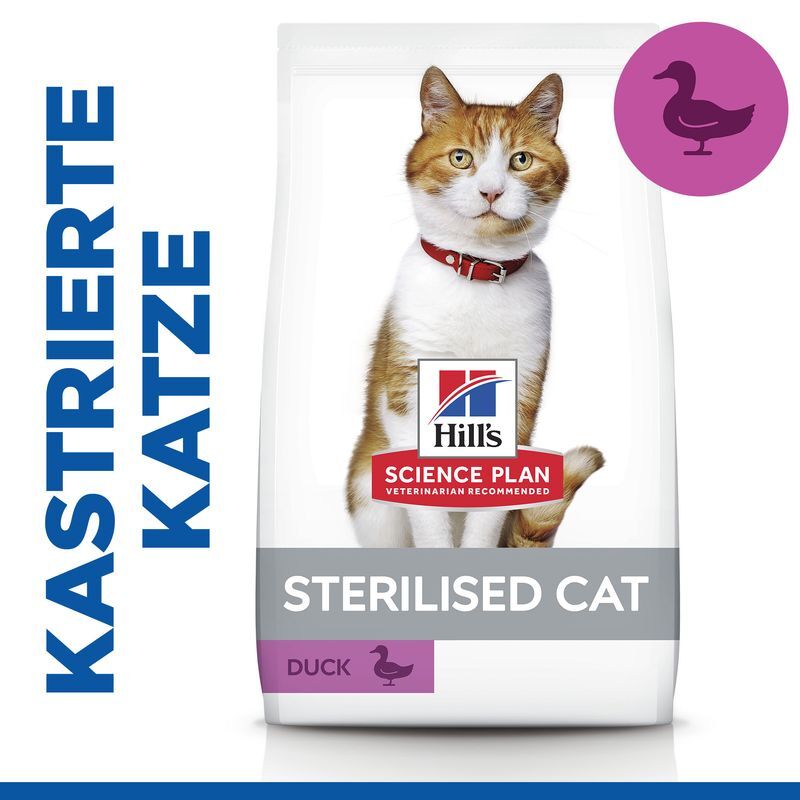 Hill's Trockenfutter Hill's Science Plan Sterilised Adult Ente 2x10 kg