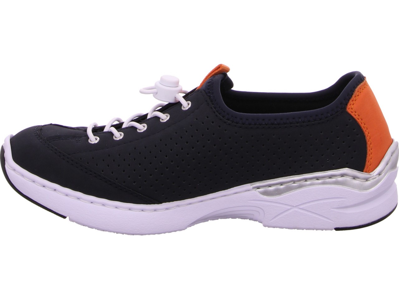 RIEKER Sportliche Slipper blau