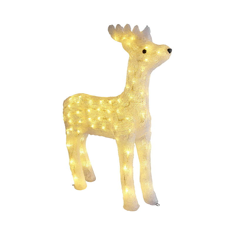 Light IT Julefigur utendørs med lys Reinsdyr, 63 cm