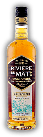 Riviere du Mat Traditional Ambre Rum Gold Barrel Bourbon Finish Riviere du Mat Traditional Ambre Rum Gold Barrel Bourbon Finish  0,7	 Liter - Vol 40%
