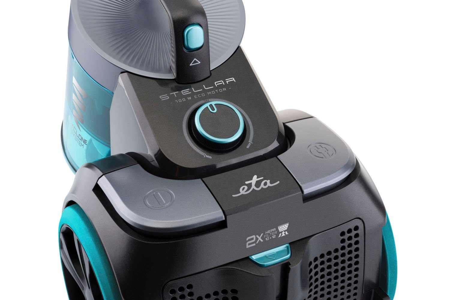 eta Bodenstaubsauger STELLAR ETA122190000, 700 W, beutellos, ECO Motor, Aktionsradius 10 m, Staubbehälter 1,5 l