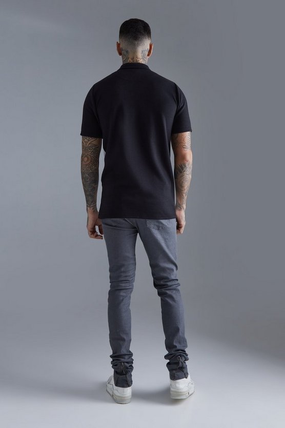 Tall Slim-Fit Colorblock Poloshirt