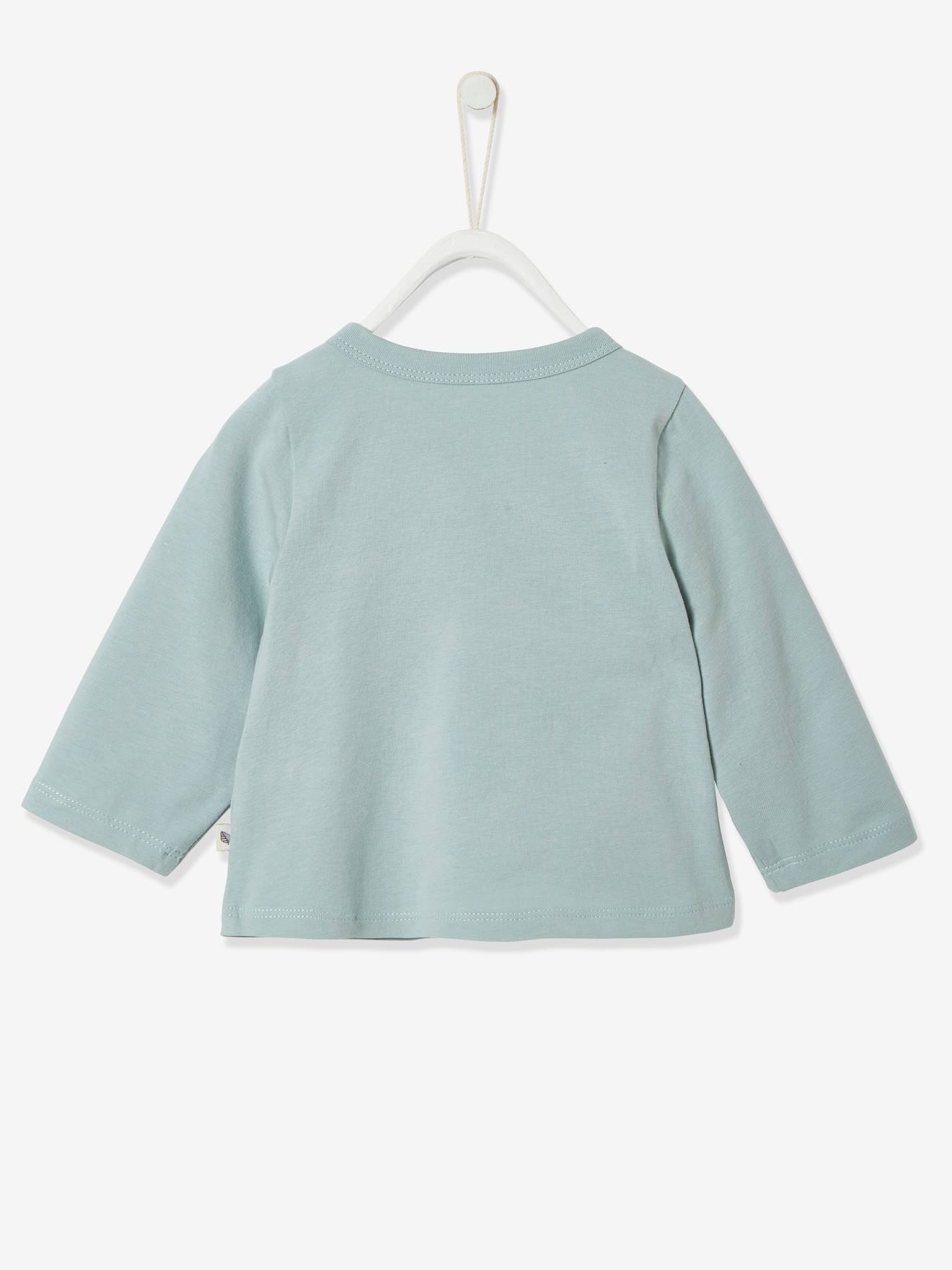 Brassière bébé naissance coton et élasthanne vert céladon