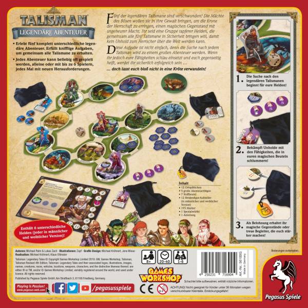 Talisman - Legendäre Abenteuer