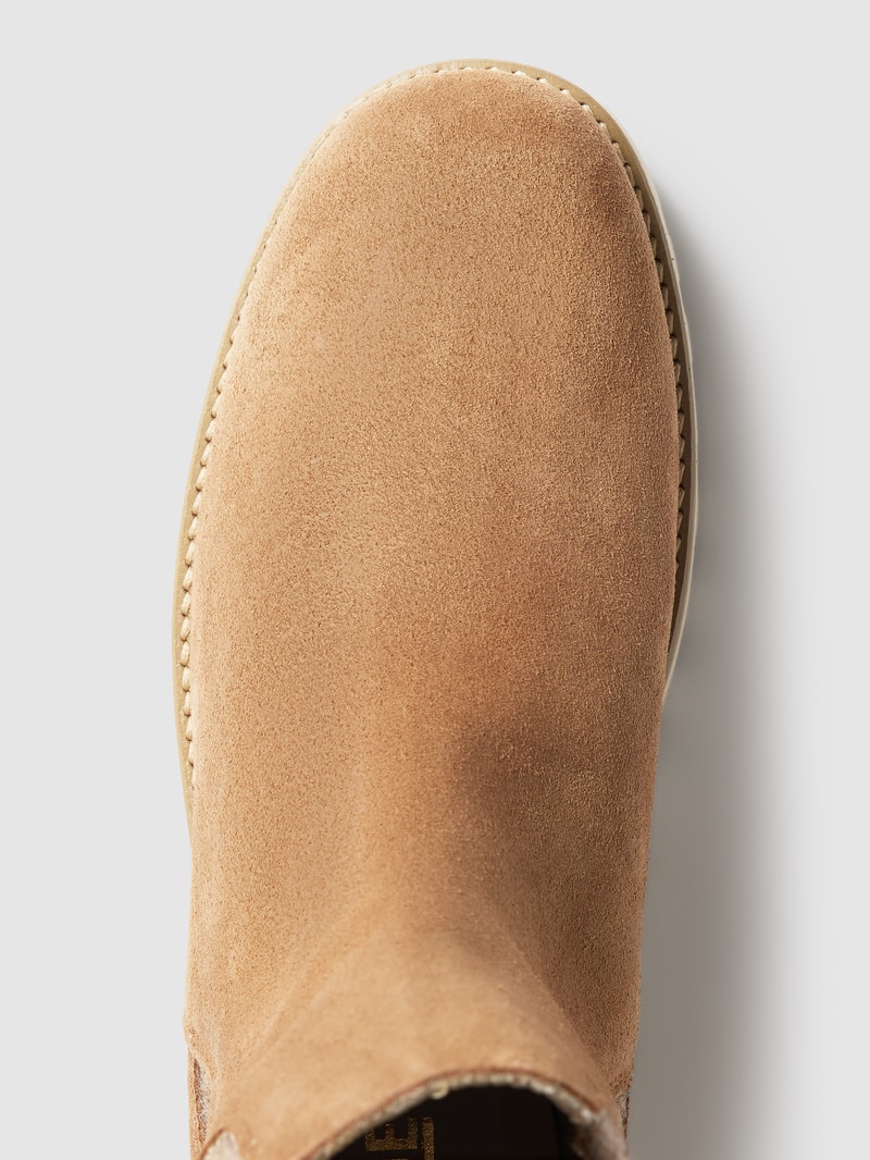 Chelsea Boots aus Leder Modell 'TINA' in camel
