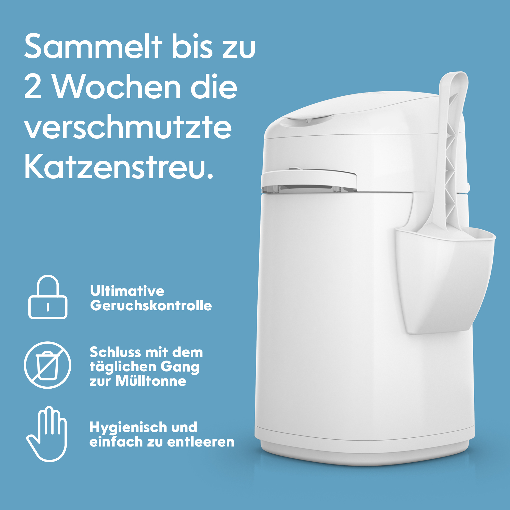 HabaPet Toilettenzubehör HabaPet LitterLocker by Litter Genie Katzenstreu Entsorgungseimer