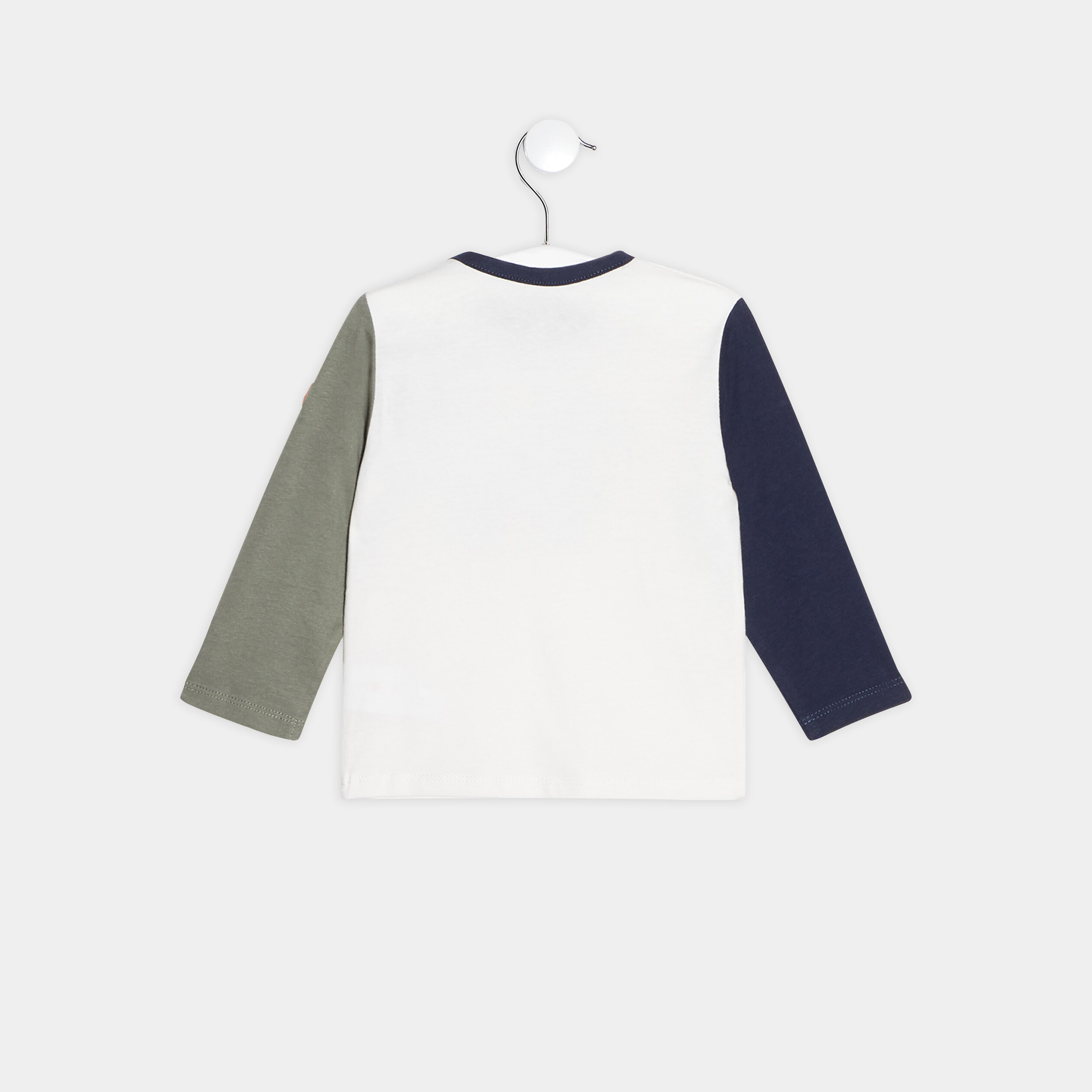 T-shirt manches longues ivoire bébé garçon | La Halle