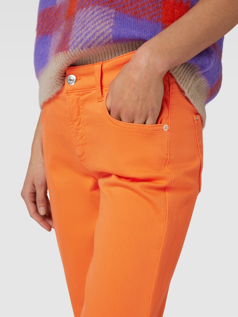 Jeans mit 5-Pocket-Design Modell 'PINA' in orange