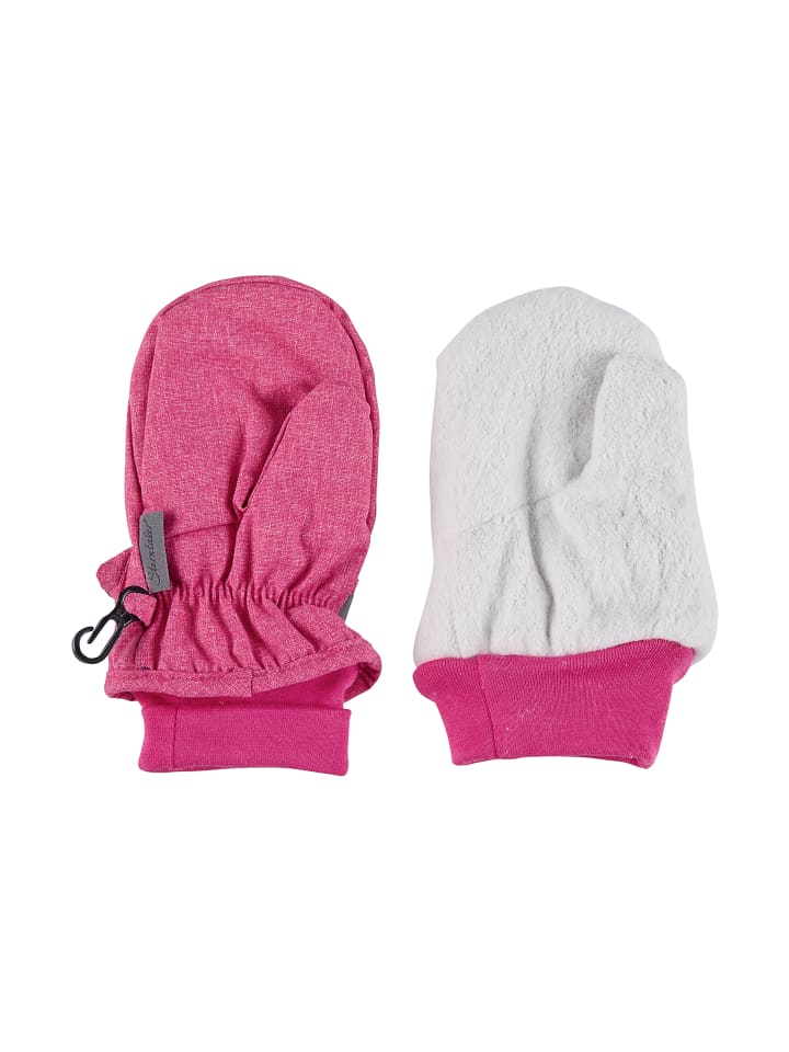 Sterntaler Fäustlinge uni in magenta melange günstig kaufen