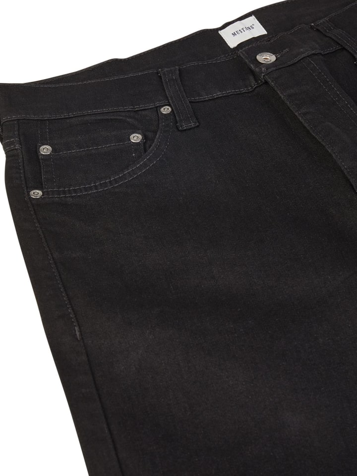 Mustang Jeans Big Sur regular/straight in Schwarz günstig kaufen