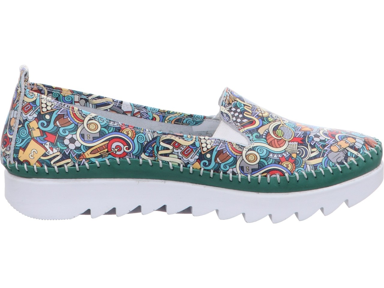 GEMINI Sportliche Slipper grün