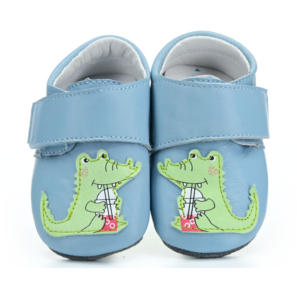 D.D.Step K1596-41603 blaue Barfußkrabbelschuhe